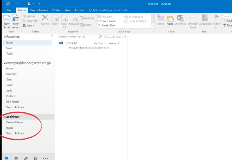 How to AutoArchive your IMAP email in Outlook 2016 – Kindergarten IT ...